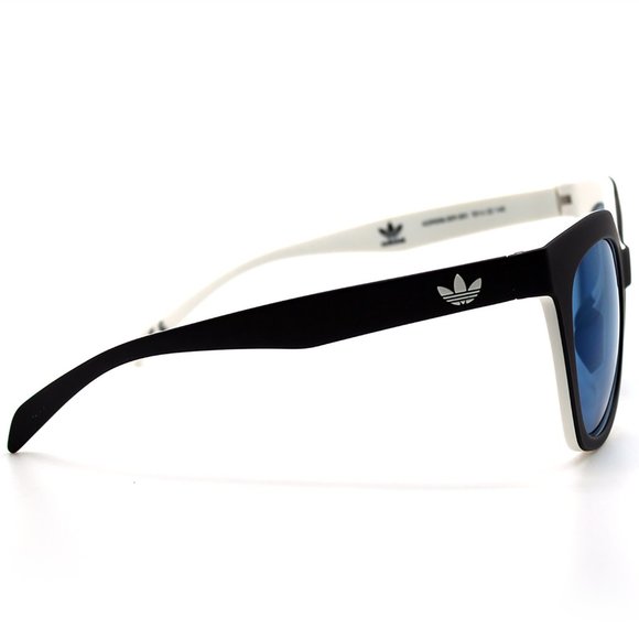 Adidas Originals Oversized Mirror Sunglasses in Black/Blue main image 4